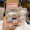 韩国大容量水杯带过滤网男女便携杯子创意简约泡花茶玻璃杯随手杯