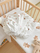新生婴儿床笠可定制儿童床，防水隔尿床单幼儿园，宝宝床罩床垫保护套