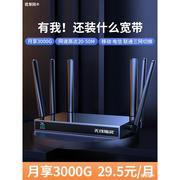 移动4G无线路由器随身wifi免插卡三网通便携式笔记本台式电脑宽带