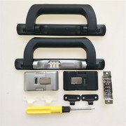 拉杆箱配件锁旅行箱行李箱，铝框箱包配件锁，维修密码锁扣锁皮箱提手