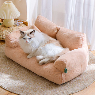猫窝冬季保暖猫床四季通用可拆洗冬咪沙发，窝狗窝垫宠物用品
