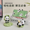 创意熊猫摆件手机支架周边文创可爱办公室桌面，装饰送闺蜜生日礼物