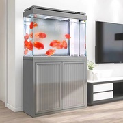 森森鱼缸客厅大型鱼缸水族箱家用生态鱼缸底滤超白玻璃落地