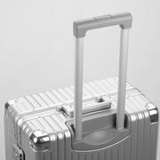 行李箱20寸万向轮皮箱abs+pc拉杆箱，24寸登机旅行箱包定制