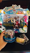 香港海洋公园特定水晶球相框 水晶球套装 海洋馆独有 纪念品