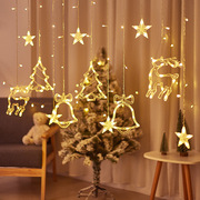 圣诞节装饰品星星灯圣诞树灯led彩灯闪灯串灯满天星房间场景布置