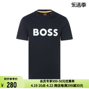 Hugo Boss /雨果博斯男士简约设计传统款套头短袖T恤