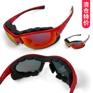 男女自行车眼镜运动跑步偏光防风镜骑行登山护目镜可拆换镜片装备