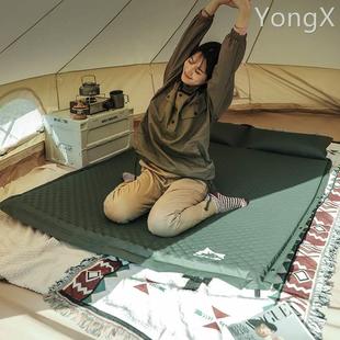 自动充气床垫帐篷地垫，户外气垫床露营垫防潮垫，家用打地铺加厚午睡