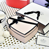 大号心形盒中号礼物鲜花水果包装盒母亲节情人生日白红紫纯色