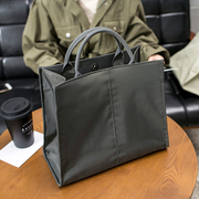 韩版单肩斜挎文件袋气质时尚商务手拎手提公文包女通勤包学生书袋