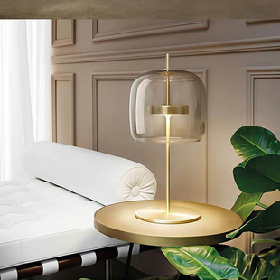 现代简约玻璃北欧客厅温馨卧室书房设计师样板房创意轻奢装饰台灯