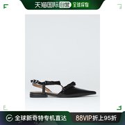 香港直邮GANNI 甘尼 女士Ganni bows 漆皮芭蕾平底鞋