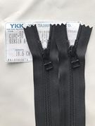 ykk5号尼龙正装黑色闭尾拉链用于裤子门禁口袋领口袖口箱包等可定