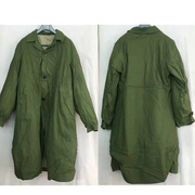 库存老式87绿色棉大衣65棉，花黄大衣78可拆卸内胆活胆的防寒服
