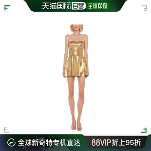 香港直邮潮奢 NORMA KAMALI 诺玛 卡玛丽 女士 无肩带迷你连衣裙
