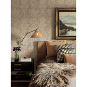 美式复古卧室墙纸法式轻奢客厅沙发背景墙定制墙布摄影无纺布壁纸