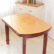 水晶板加厚透明桌垫pvc软玻璃餐桌垫椭圆形桌布防水防烫防油免洗