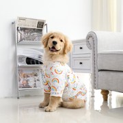 大狗狗衣服夏季薄款居家睡衣金毛拉布拉多夏天透气中型大型犬夏装