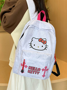 kt猫书包初中高中生女生双肩包大容量2024大学生简约旅行背包