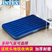 intex充气床垫家用双人，加大加厚气垫床单人，户外折叠午休便携水床