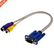 TV-out VGA to S-Video/RCA Cable Adapter
