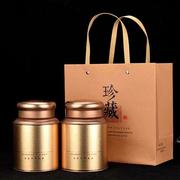 金属圆筒罐通用茶叶罐铁盒小号大号密封半斤装小青柑龙井包装盒