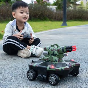 儿童遥控玩具遥控坦克船水陆，两栖坦克四驱遥控车遥控水陆两用