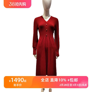 vesascollection唯尚女装，连衣裙法式气质，温柔设计感茶歇裙w1790