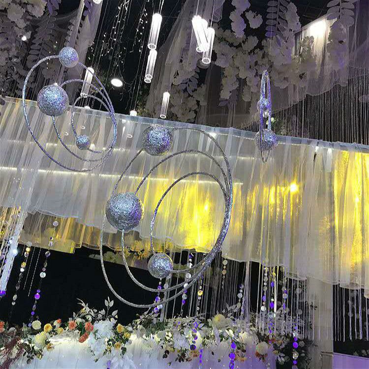 婚庆吊饰l太空球婚礼堂悬挂道具，吊顶空中挂件时空球商场橱窗装饰