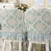 桌布布艺欧式餐椅套椅背椅垫，套装茶几布长方形椅子套罩简约家用