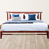 新中式缅甸花梨木家具红木1.8米双人床卧室实木家具大果紫檀大床