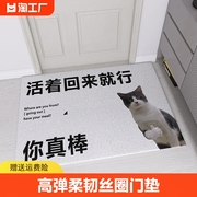 入户门地垫门外防滑地毯，家用门口垫子门垫加厚丝圈进门脚垫客厅