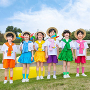 幼儿园六一儿童节演出服糖果色裙小学生毕业照班服啦啦队表演服装