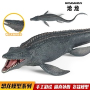 沧龙玩具仿真大号海王龙邓氏鱼史前巨齿鲨海苍龙海洋生物模型摆件