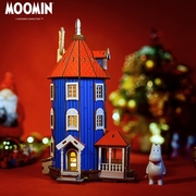 Moomin姆明DIY小屋动画场景还原手工制作房子模型别墅建筑拼装益智玩具成人儿童玩具模型礼物 文创