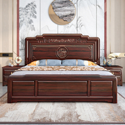 新中式酸枝木实木床全实木现代轻奢高档古典家用主卧双人大床婚床