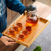 飘逸杯泡茶壶沏茶杯茶水，分离器玻璃茶壶，过滤耐高温冲茶器家用茶具