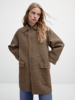 Massimo Dutti 女装 千鸟格外套女 格纹羊毛大衣短款 06482650100