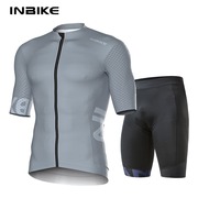 inbike夏季短袖骑行服套装男款上衣，山地公路车，自行车速干衣服装备