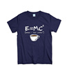 幽默搞笑内涵相对论e=mc短袖，t恤纯棉，圆领印花欧美简约ins风打底衫