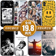 justinbieber贾斯汀比伯适用苹果13xsr12华为p50nova9三星手机壳