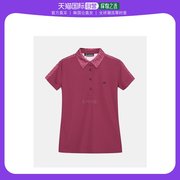 韩国直邮j.lindeberg金·林德伯格上装T恤女款紫红色立领舒适百搭