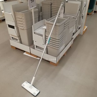 IKEA宜家佩普里格平板拖把伸缩杆家用地拖懒人拖地木地板拖布