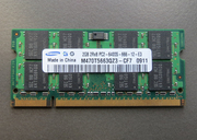 三星 海力士 DDR2 2G 800 笔记本内存条 PC2-6400S 兼容 533 667