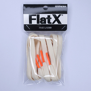 flatx金属头扁鞋带适配匡威经典，款1970s高低帮深米白色橙头