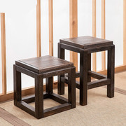 实木方凳木质凳子家用换鞋凳成人木凳客厅门口小茶凳中式茶几矮凳