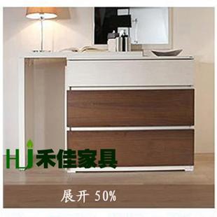韩式简约斗柜套装 三斗柜组合 卧室梳妆台组合 化妆柜家具