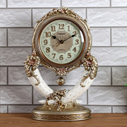 客厅台钟欧式表简约座钟个性，家用复古摆件，创意时尚书房现代时钟表