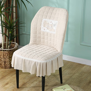 白套套罩米布体椅靠子套弧用形餐套凳艺子背一椅全包椅子罩简家约
